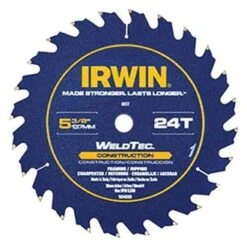IRWIN® 14017 - WeldTec™ 5-3/8" 24T Carbide ATB Circular Saw Blade