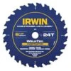 IRWIN® 14029 - WeldTec™ 6-1/2" 24T Carbide ATB Circular Saw Blade -Irwin 14029