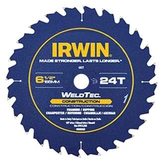IRWIN® 14020 - WeldTec™ 6-1/2" 18T Carbide ATB Circular Saw Blade 3 IRWIN® 14020 - WeldTec™ 6-1/2" 18T Carbide ATB Circular Saw Blade