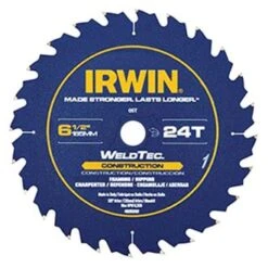 IRWIN® 14029 - WeldTec™ 6-1/2" 24T Carbide ATB Circular Saw Blade