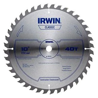 IRWIN® 15270 - 10" 40T Carbide ATB Circular Saw Blade 3 IRWIN® 15270 - 10" 40T Carbide ATB Circular Saw Blade