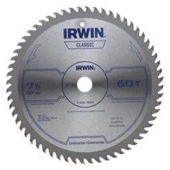 IRWIN® 15530ZR - 7-1/4" 60T Carbide ATB Circular Saw Blade