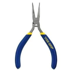 IRWIN® - Vise-Grip™ 5" Box Joint Bent Jaws Dipped Handle Spring Loaded Needle Nose Pliers