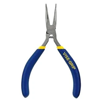 IRWIN® - Vise-Grip™ 5" Box Joint Bent Jaws Dipped Handle Spring Loaded Needle Nose Pliers 3 IRWIN® - Vise-Grip™ 5" Box Joint Bent Jaws Dipped Handle Spring Loaded Needle Nose Pliers