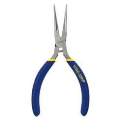 IRWIN® - Vise-Grip™ 5-1/2" Box Joint Straight Jaws Dipped Handle Spring Loaded Needle Nose Pliers