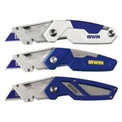 IRWIN® - FK250™ BladeLock™ Folding Utility Knife With 2 Driving Bits And 3 Blades -Irwin 1858320 12