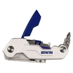 IRWIN® - FK250™ BladeLock™ Folding Utility Knife With 2 Driving Bits And 3 Blades -Irwin 1858320 6