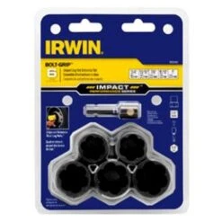 Irwin® - Impact Bolt-Grip™ 6-piece 1/2" Drive 3/4" To 1" Hex Shank Impact Bolt Extractor Set