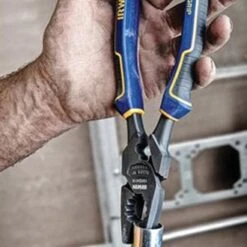 IRWIN® - Vise-Grip™ 9-1/2" Multi-Material Handle Combination Jaws Fish Tape Puller Crimper Linemans Pliers -Irwin 1902416 7