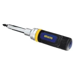 IRWIN® - 9-piece Multi Material Handle Ratcheting Dual Sided Bits Multi-Bit Screwdriver Kit -Irwin 1948774 3