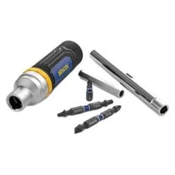 IRWIN® - 9-piece Multi Material Handle Ratcheting Dual Sided Bits Multi-Bit Screwdriver Kit -Irwin 1948774 4