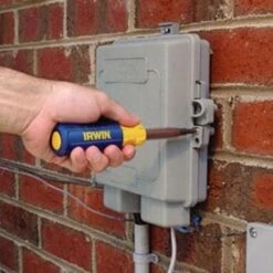 IRWIN® - ProTouch™ 6-piece Multi Material Handle Dual Sided Bits Multi-Bit Screwdriver Kit -Irwin 2051100 6