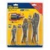 IRWIN® - Vise-Grip™ The Original™ 3-piece 5" To 10" Metal Handle Straight/Curved Jaws Locking Pliers Set 1 IRWIN® - Vise-Grip™ The Original™ 3-piece 5" To 10" Metal Handle Straight/Curved Jaws Locking Pliers Set -Irwin 2077703