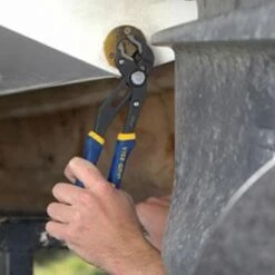 IRWIN® - Vise-Grip™ GrooveLock™ V-Jaws Multi-Material Handle Push Button Ratcheting Tongue & Groove Pliers -Irwin 2078108 4