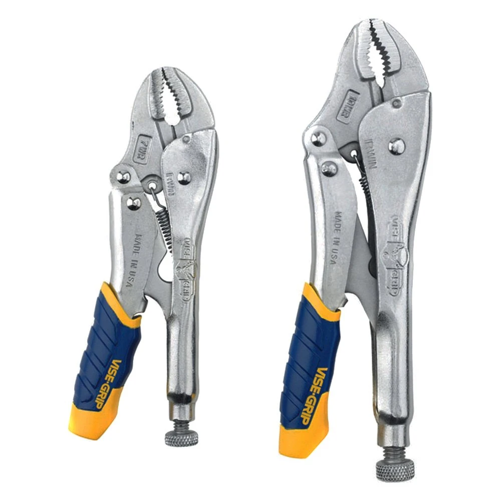 IRWIN® - Vise-Grip™ Fast Release™ 2-piece 7" To 10" Multi-Material Handle Curved Jaws Locking Pliers Set 3 IRWIN® - Vise-Grip™ Fast Release™ 2-piece 7" To 10" Multi-Material Handle Curved Jaws Locking Pliers Set