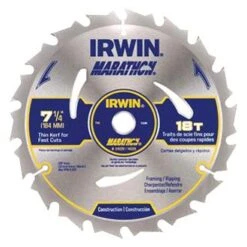 IRWIN® 24130 - Marathon™ 7-1/4" 24T Carbide ATB Circular Saw Blade
