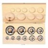 IRWIN® - Hanson™ 10-Piece SAE HCS Right-Hand Re-Threading Solid Round Die Set