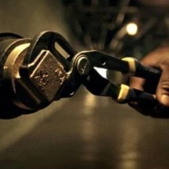 IRWIN® 4935095 - Vise-Grip™ GrooveLock™ 8" Straight Jaws Multi-Material Handle Push Button Ratcheting Tongue & Groove Pliers -Irwin 4935095 4 1