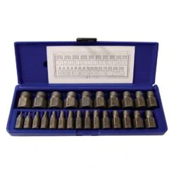 Irwin 7 IrwinŽ - Hanson⢠532 Series⢠25-piece 1/8" To 7/8" Hex Shank Multi-Spline Flute Screw Extractor Set