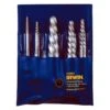 Irwin® - Hanson™ 535/524 Series™ 5-piece 3/32" To 5/8" Square Shank Spiral Flute Screw Extractor Set -Irwin 53535