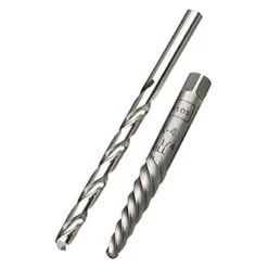 Irwin® - Hanson™ 537 Series™ 2-piece 5/8" To 7/8" Square Shank Spiral Flute Screw Extractor Kit