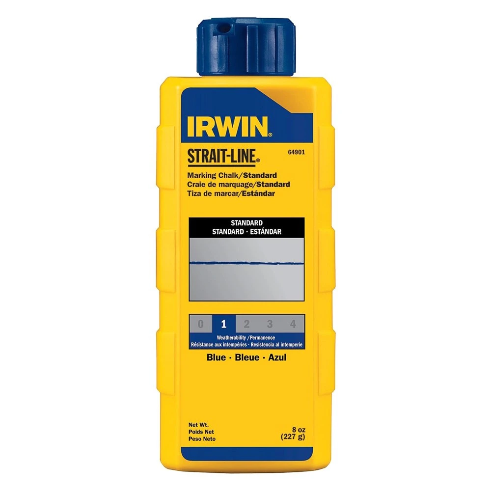 IRWIN® 65101 - Strait-Line™ 5 Lb Blue Standard Marking Chalk 3 IRWIN® 65101 - Strait-Line™ 5 Lb Blue Standard Marking Chalk