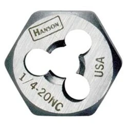 IRWIN® 7267 - Hanson™ 1"-14 NS SAE HCS Right-Hand Re-Threading Solid Hexagon Die