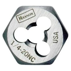 IRWIN® 7272 - Hanson™ 1-3/8"-6 UNC SAE HCS Right-Hand Re-Threading Solid Hexagon Die