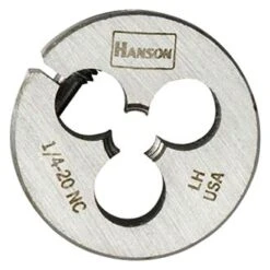 IRWIN® 7539 - Hanson™ 7/16"-14 UNC SAE HCS Left-Hand Adjustable Round Die