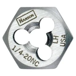 IRWIN® 7740 - Hanson™ 7/16"-20 UNF SAE HCS Left-Hand Re-Threading Solid Hexagon Die