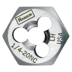 IRWIN® 7766 - Hanson™ 1"-12 UNF SAE HCS Left-Hand Re-Threading Solid Hexagon Die